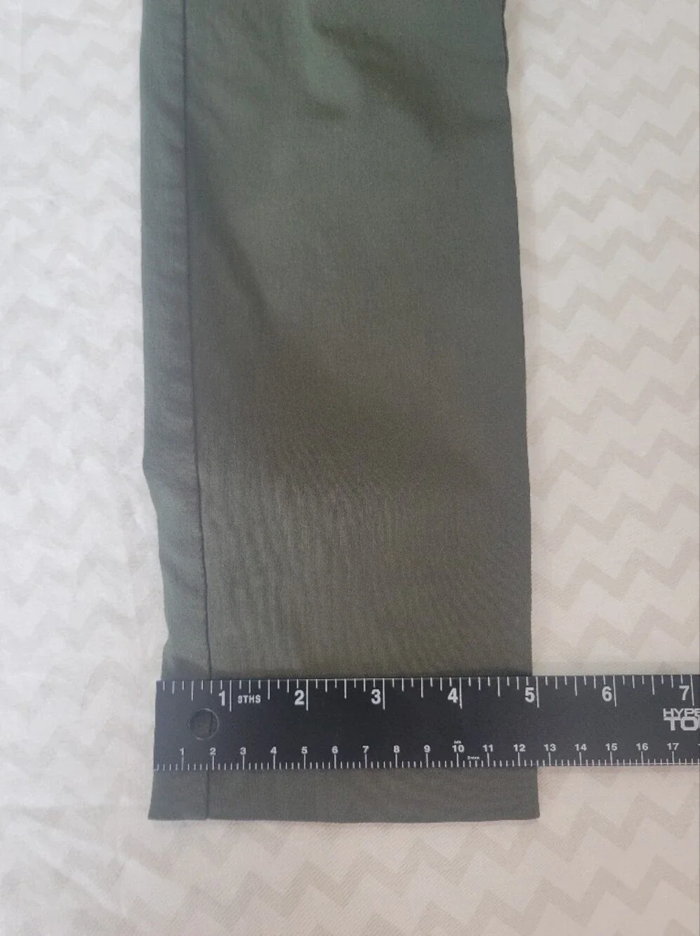 Michael Kors Olive Green Stretchy Material Trousers - Picture 3 of 7